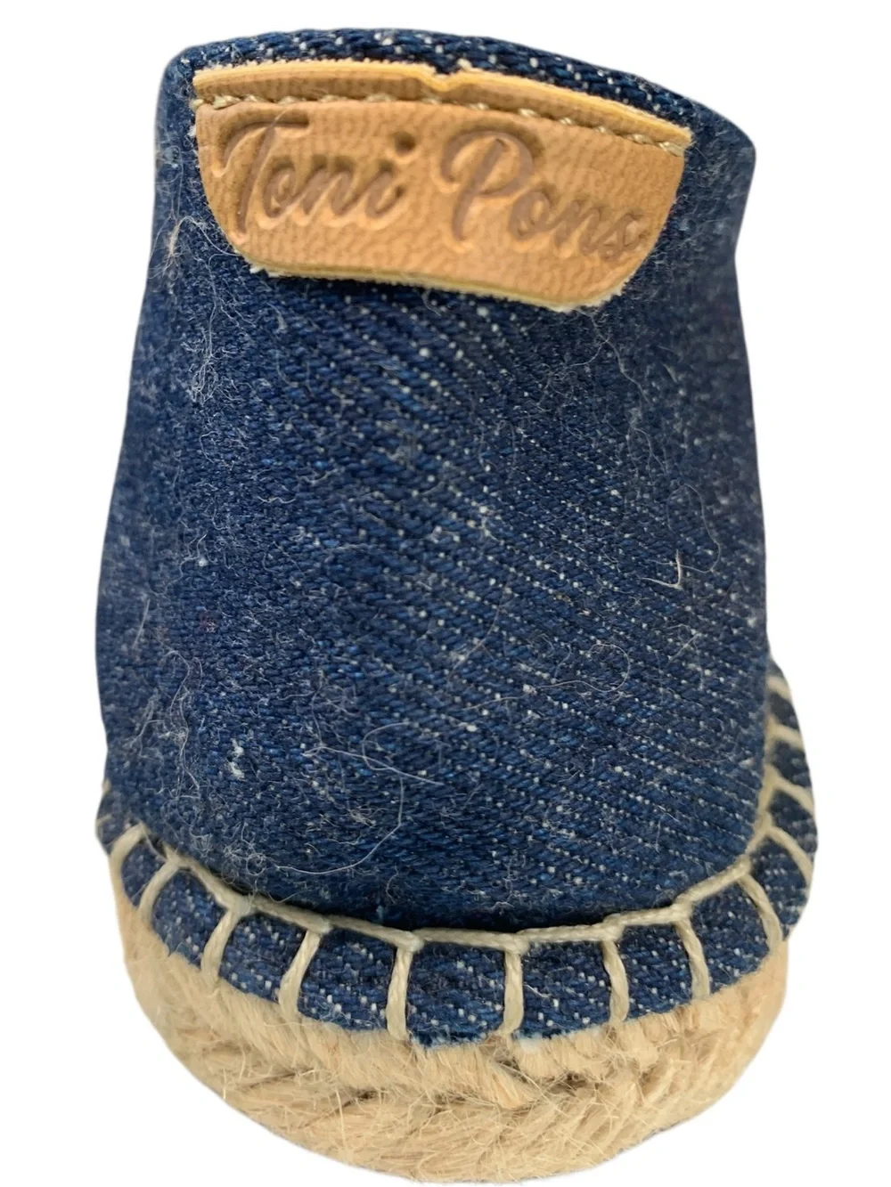 Toni Pons Denim Espadrilles Handstitched Slip On Flats EU 39 US 8